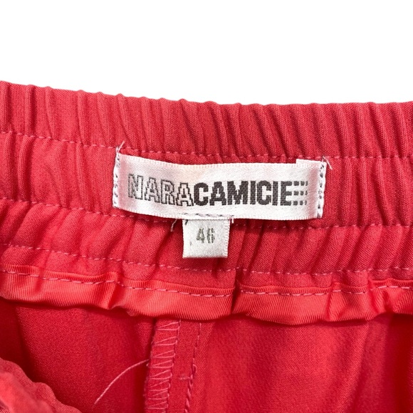 Naracamicie Italian Designer Wide Leg Drawstring Palazzo Trouser Pants - Picture 4 of 5